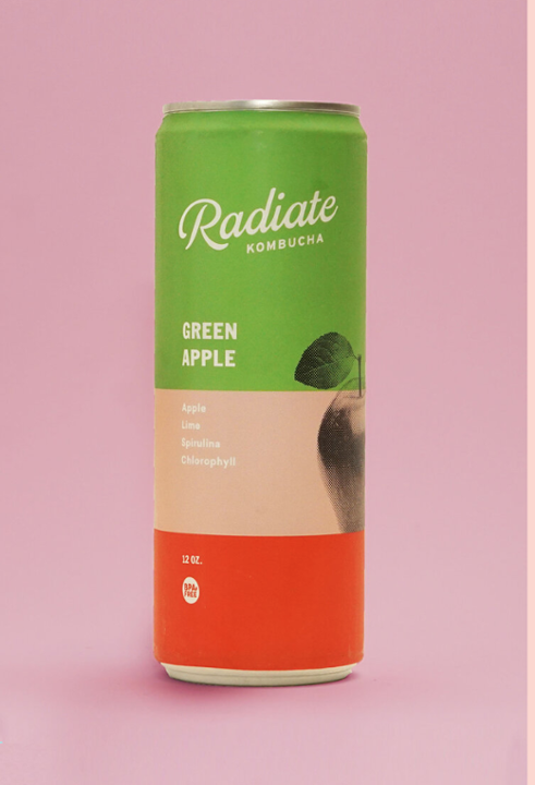 Radiate Kombucha Green Apple