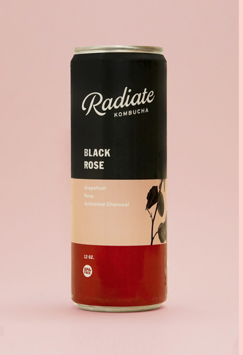 Radiate Kombucha Black Rose