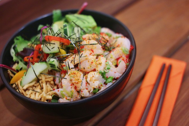 Tropical Shrimp Poke