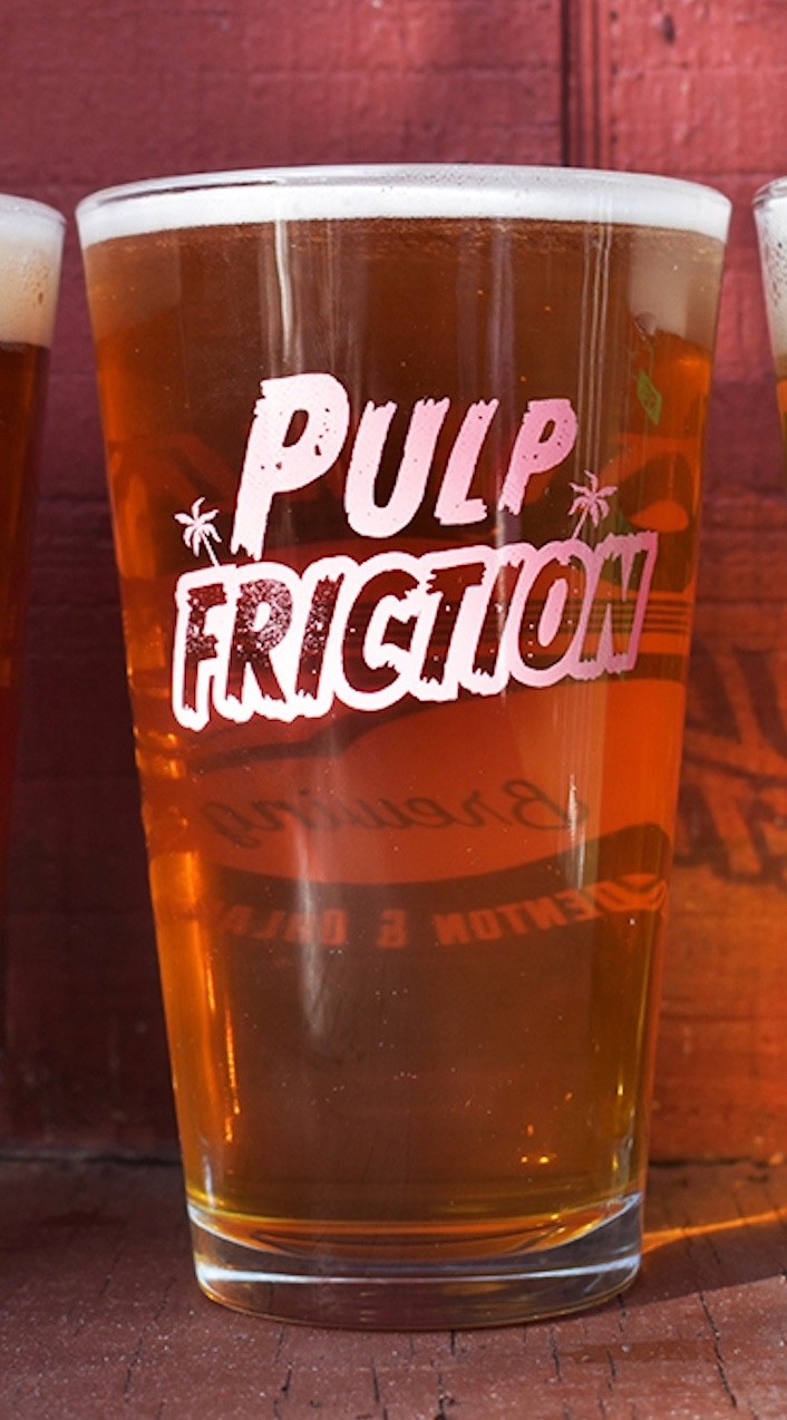 Pulp Friction Pint Glass