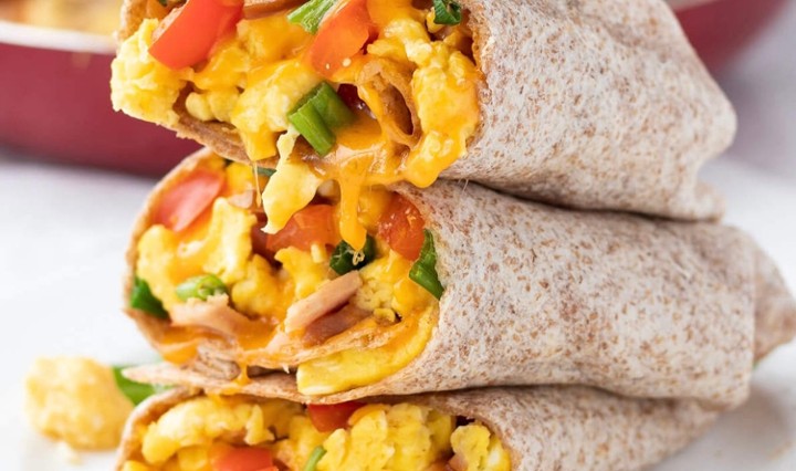 SPICY Scrambled Egg Burrito