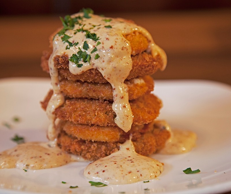 Fried Green Tomato Tower