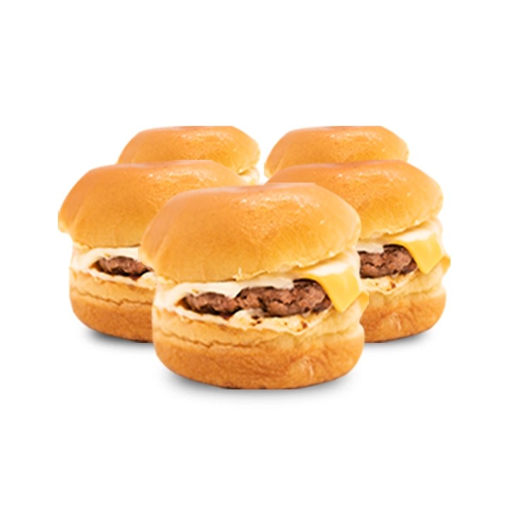 5 Cheese burger Sliders