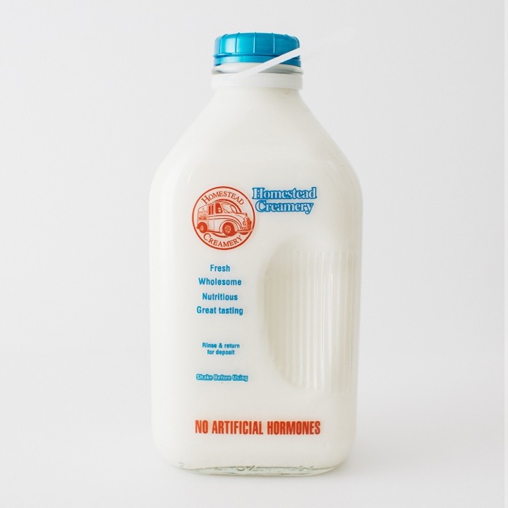 2% - Homestead Creamery Milk (1/2 gal)
