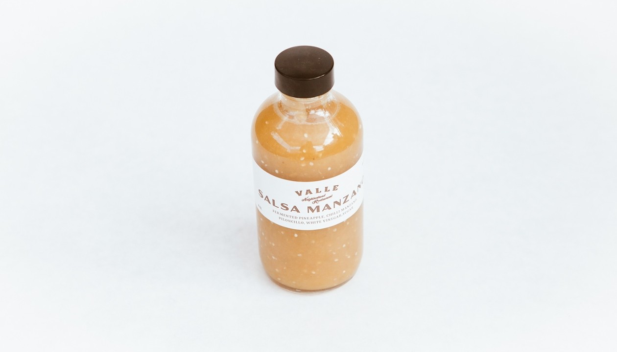Bottle 8oz Valle Fermented Chile de Manzano hot sauce