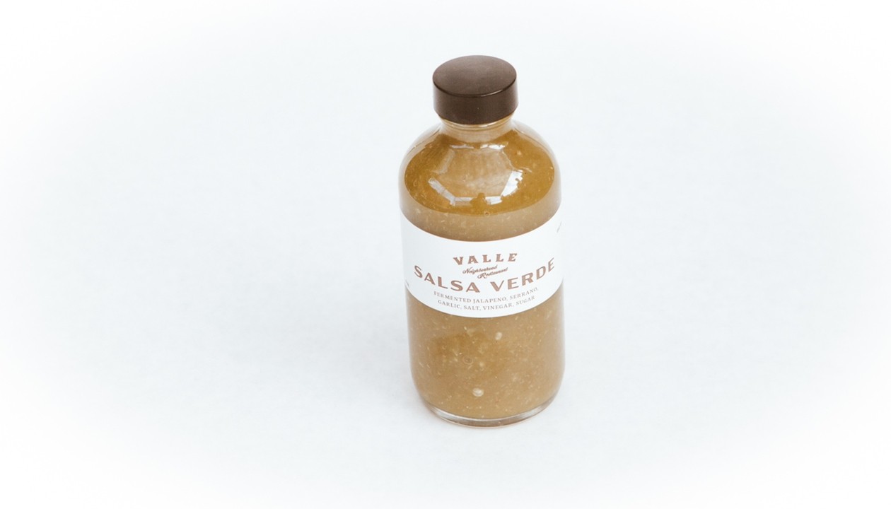 Bottle 8oz Valle Fermented Jalapeno Verde hot sauce