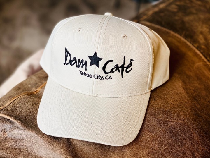 Dam Cafe logo Tan Hat w/ Star design