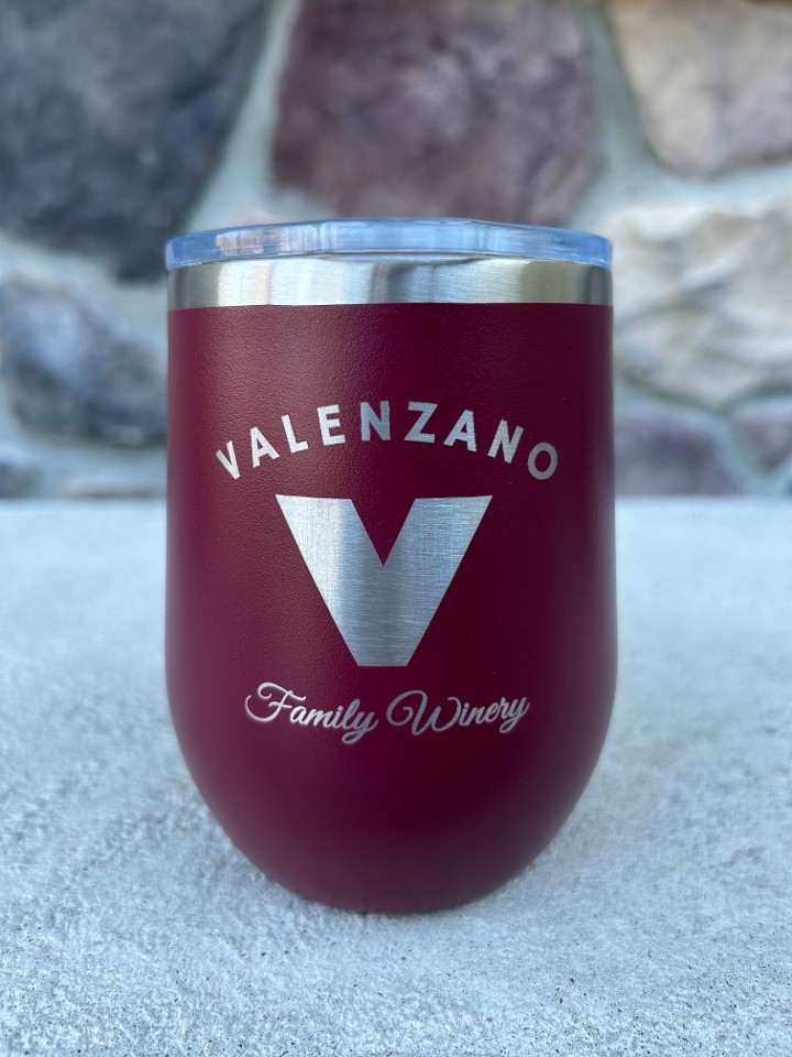 Personalized Vinyl 19.5 oz Rose Wine Glass