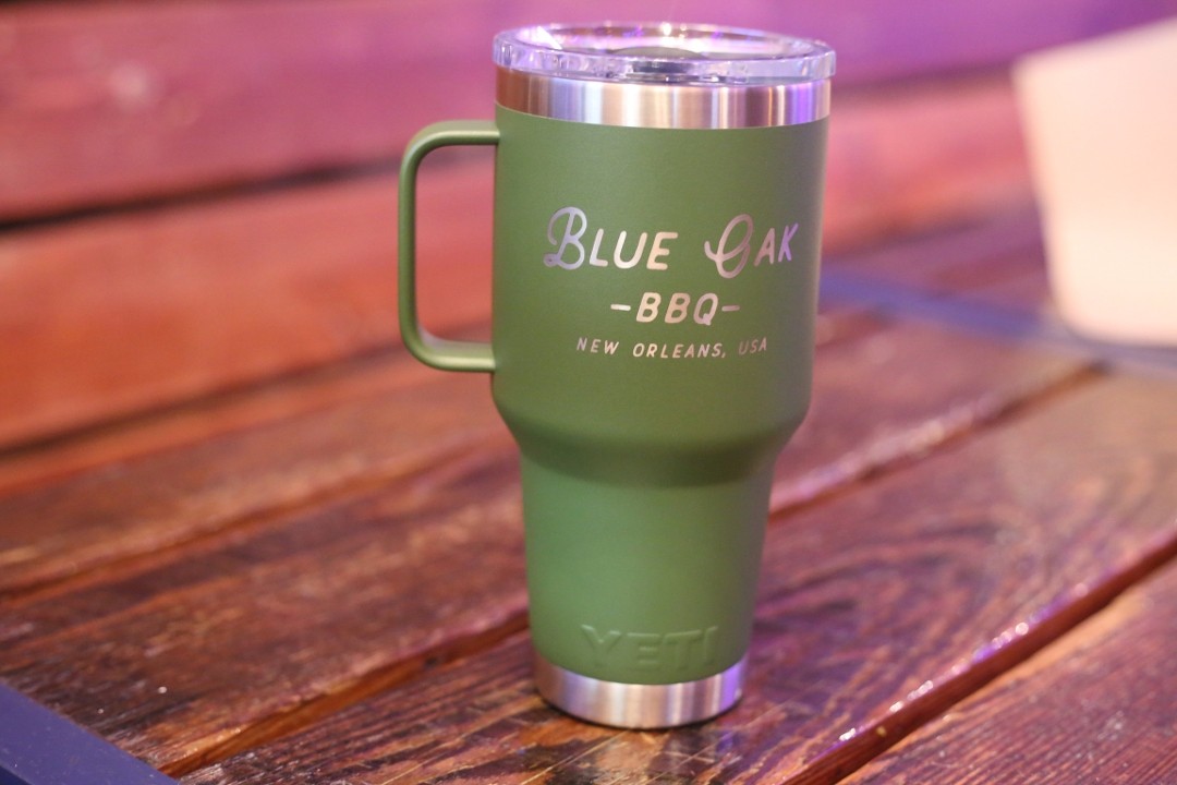 Blue Oak Yeti - Green (With Handle) 30oz