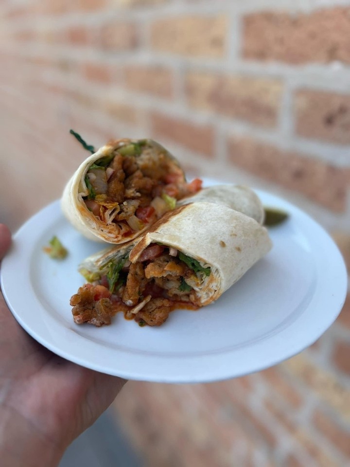 Vegan Buffalo Chicky Wrap
