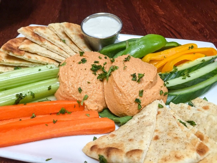 Hummus & Vegetable Platter