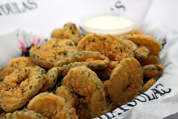 Hand-Battered Pickles