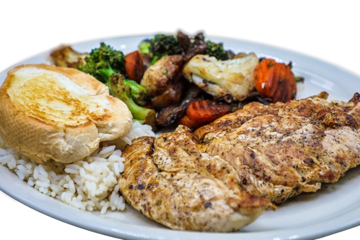 Grilled Chicken Breast with Vegetables