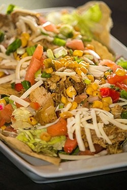 Chipotle Chicken Tostada Salad