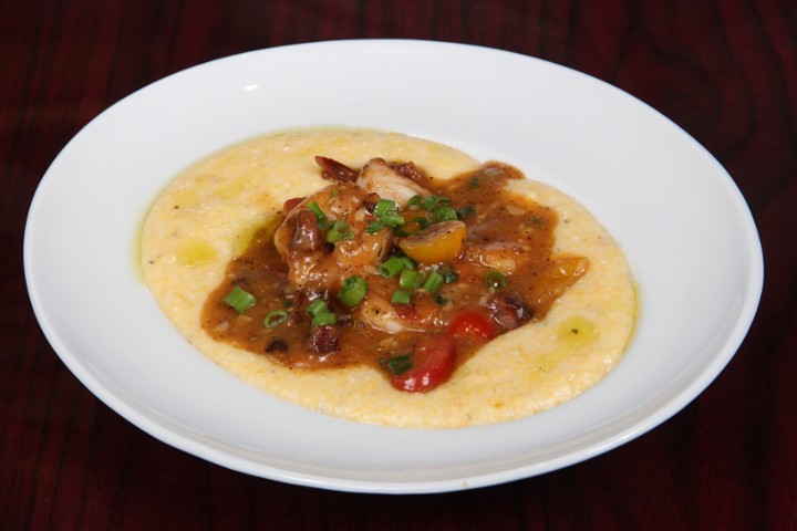 (8)SHRIMP AND GRITS