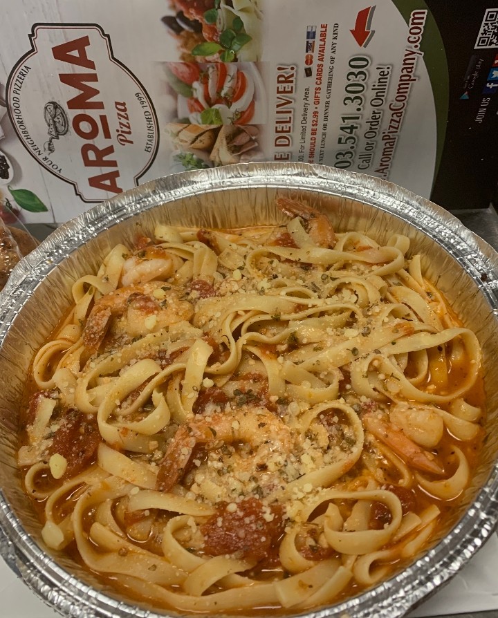 Shrimp & Tomato Sauce Pasta