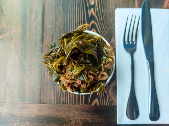 Turkey & Miso Collard Greens