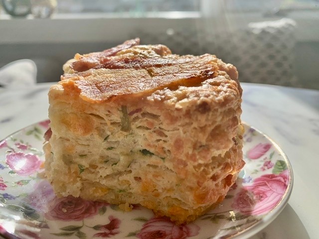 Cheddar Chive Bacon  Biscuit