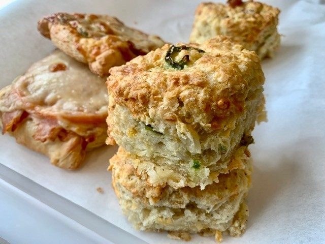 Thursday only- Chives Jalapeño Biscuit