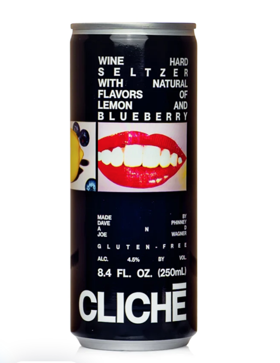 Cliché Wine Hard Seltzer - Lemon and Blueberry