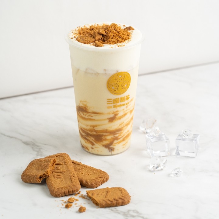 Biscoff Jasmine Milk Tea