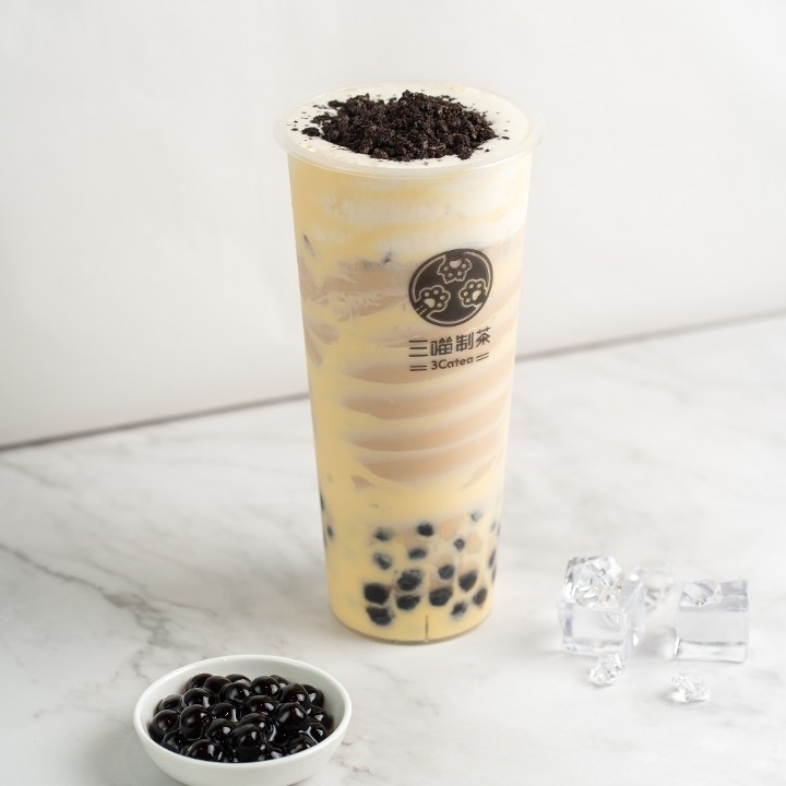 Oreo Brulee Boba Milk Tea