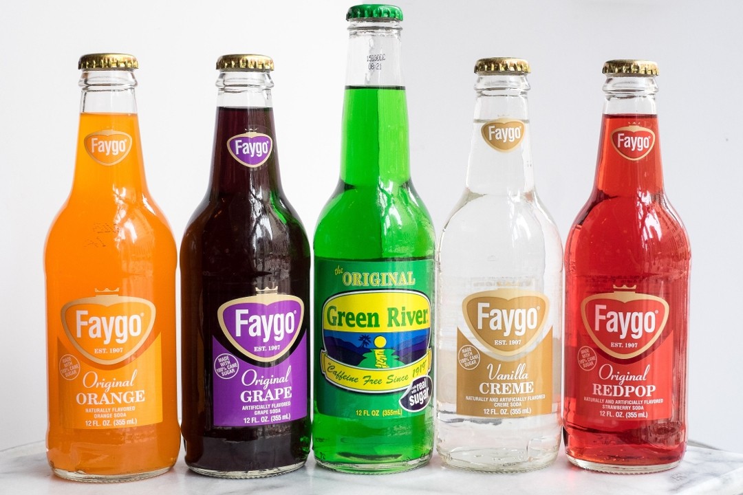 Fancy Soda Bottles (cane sugar)