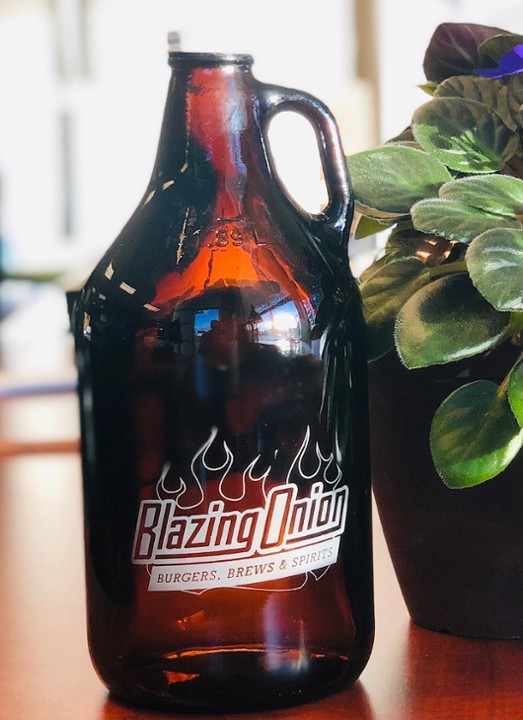 Etched Glass Growler