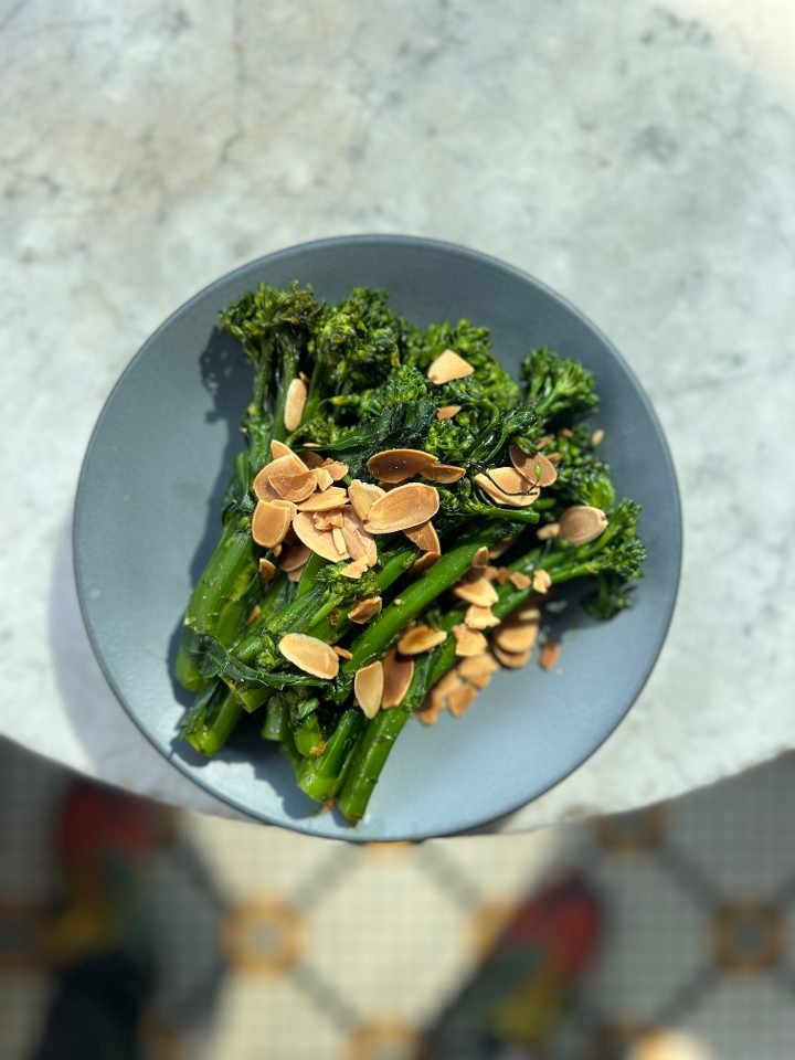Broccolini with Chermoula & Almonds