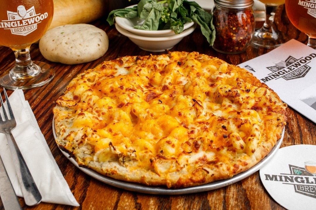 Mac & Beer Cheese Pizza