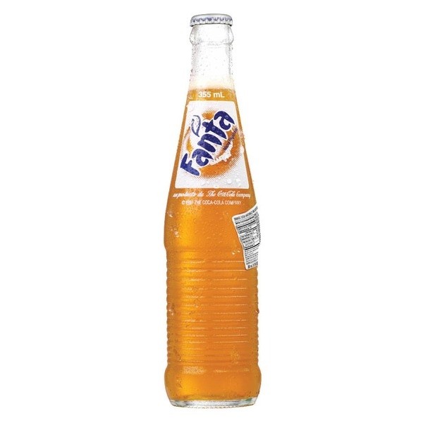 Fanta Orange de Mexico (355 ML Glass Bottle)