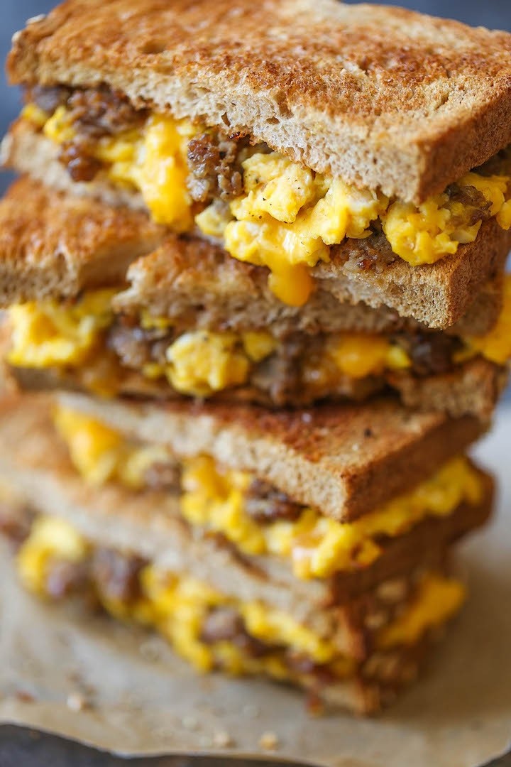 EGG MEAT & CHEESE SANDWICH