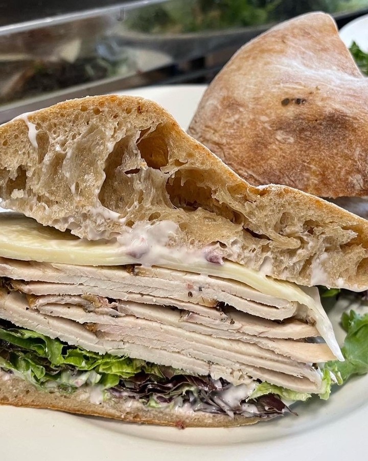 Turkey pagnotelle sandwich