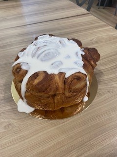 9" Round Cinnamon Bun  Cake