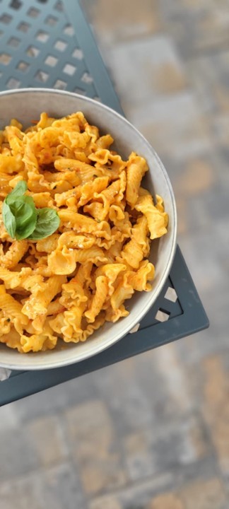 Roasted Red Pepper Campanelle Pasta