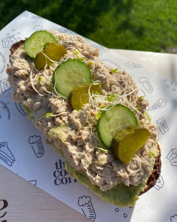 Avo-Tuna Sourdough Toast