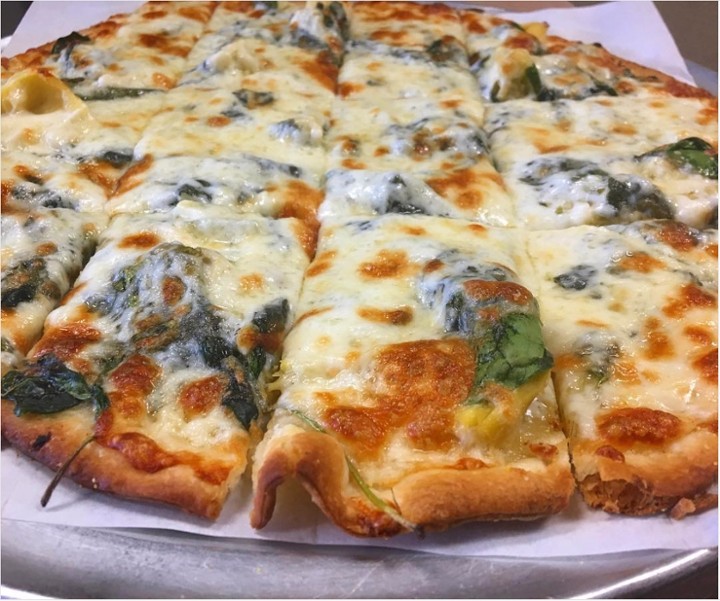 XL White Pizza