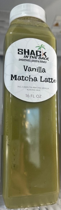 Vanilla Matcha Latte Bottle