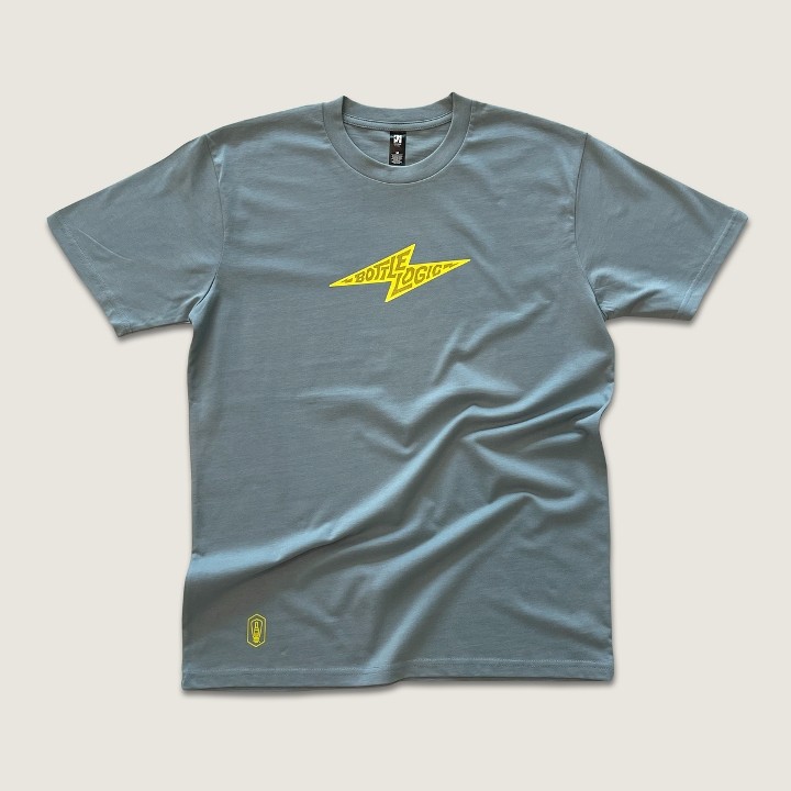 T-Shirt • Bolt Logo • Mineral Blue