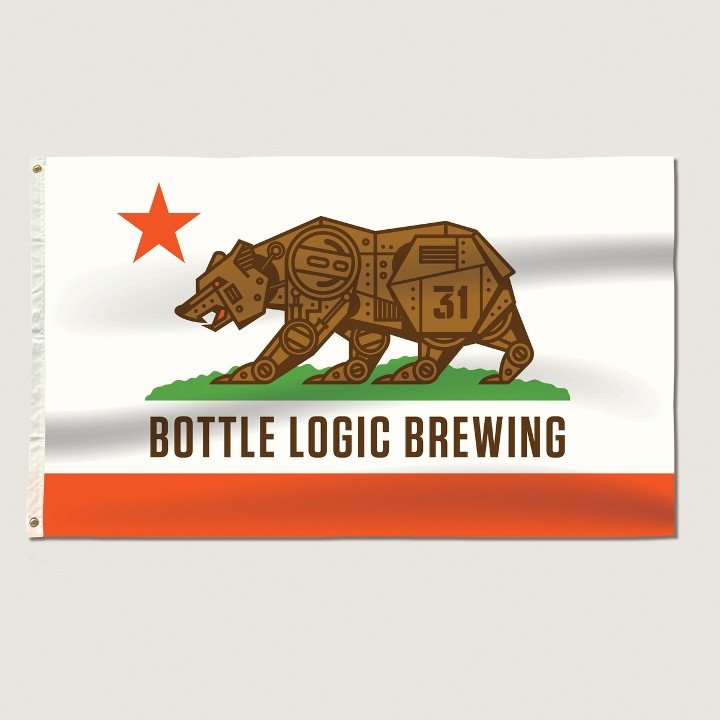 Flag • California Robo Bear (Full 3x5ft)