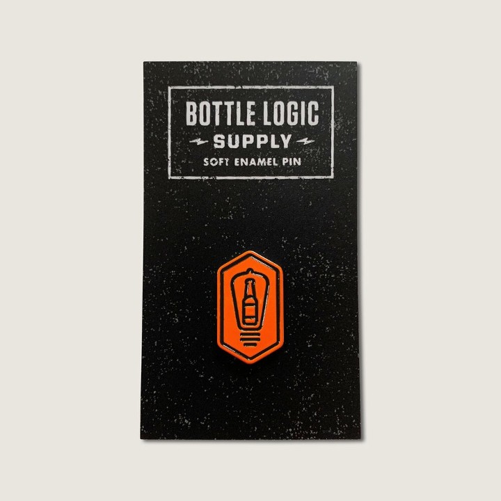 Enamel Pin • Beer Bulb (Orange)