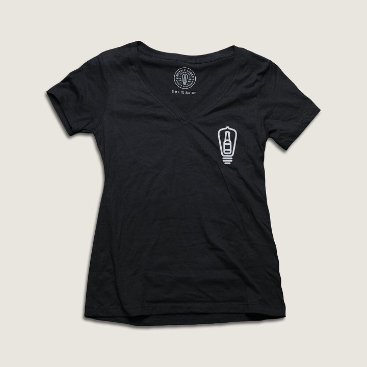 T-Shirt • Feminine Cut Hex Logo • Black