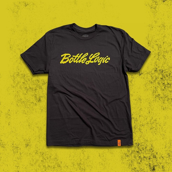 T-Shirt • Neon Yellow Script