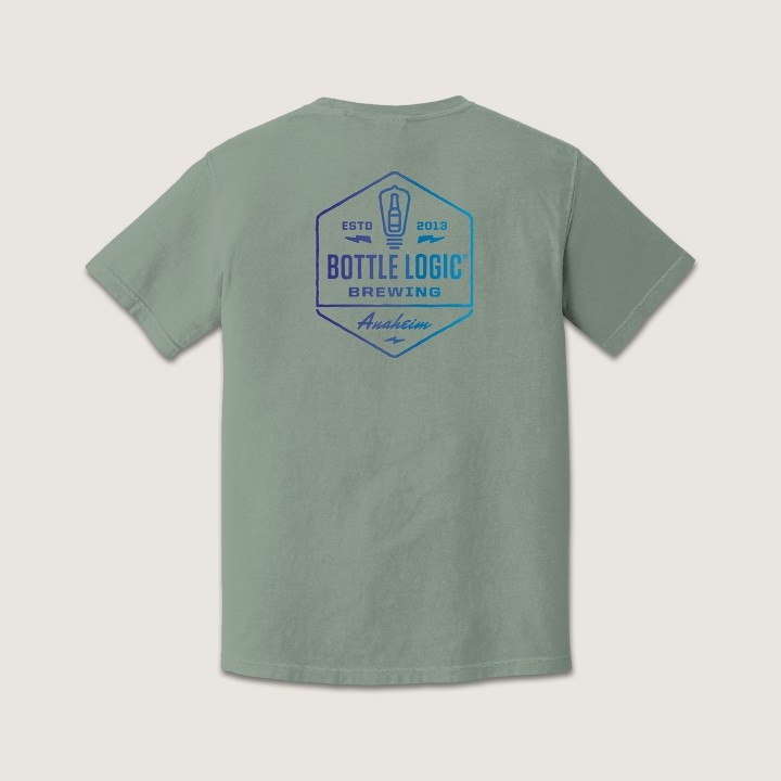 T-Shirt • Hex Logo • Bay Green Sunset