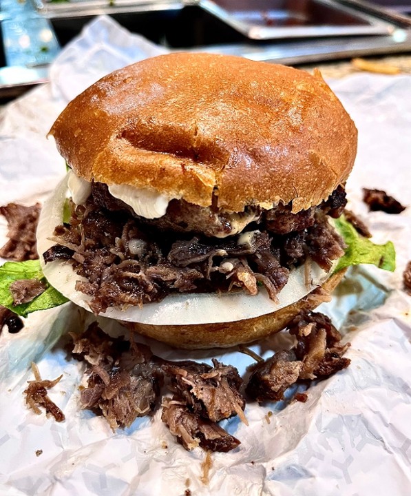 Pulled Beef Burger