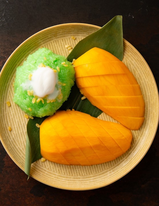 Thai emerald Sticky Rice with Mango