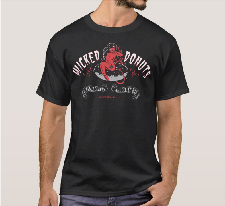 Wicked Donuts Logo T-shirt