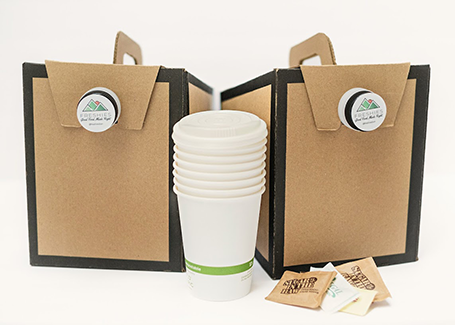 128oz Coffee To-Go Container w/cups