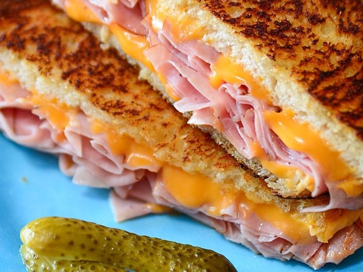 Stacked Hot Ham and Cheese