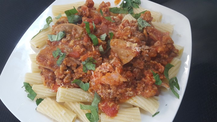 Penne with Meat Sauce